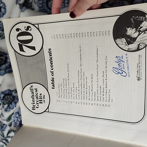 BRIMHALL'S GREATEST HITS of the 70s EASY PIANO BOOK - Picture 2 of 4